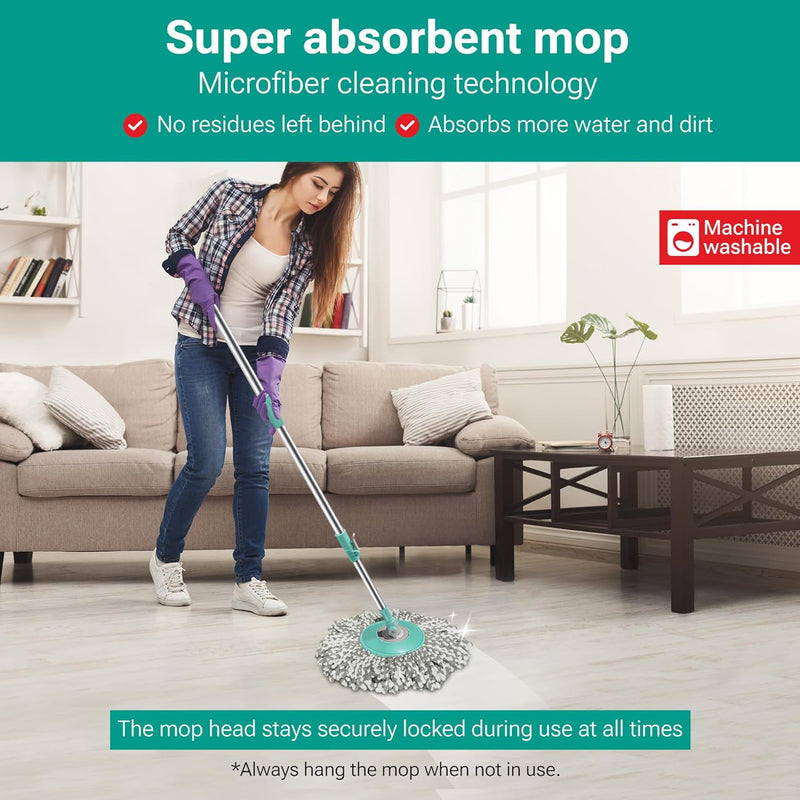 Spotzero by Milton Prime Spin Mop Set