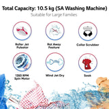 LG 10.5Kg Semi Automatic Top Load Washing Machine, P1015ASRAZ