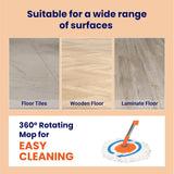 Chakaachak Eco spin Bucket Mop Set