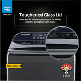 Voltas Beko, A Tata Product 10 Kg 5 Star Fully-Automatic Top Loading Washing Machine (WTL1006UEAH/OBS3060, Dark Grey, Inbuilt Heater)