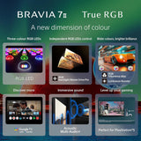 Sony 165 cm (65 Inch) BRAVIA 7II True RGB Series 4K Ultra HD Google TV K-65XR70M2