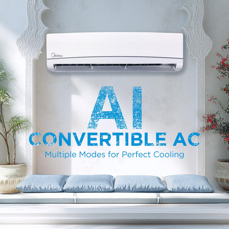 Midea 1.5 Ton 3 Star Inverter Split AC (, SANTIS NEO DLX (Wi-Fi), MAI18SD3R35W0,White)