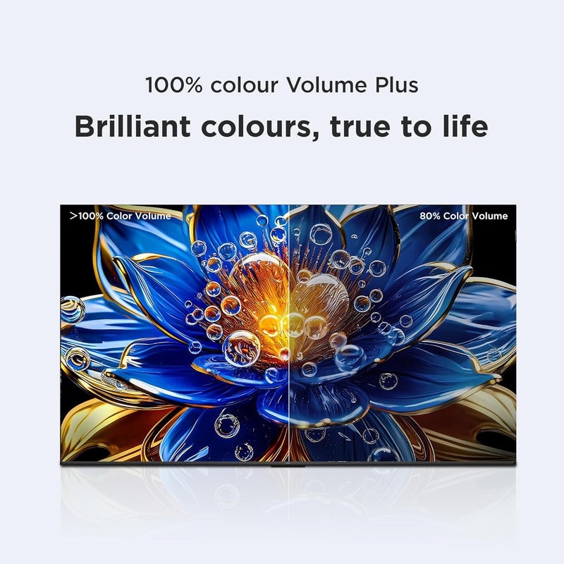 TCL 126 cm (50 inches) Metallic Bezel-Less FHD QLED TV 50S5K