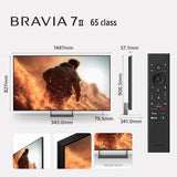 Sony 165 cm (65 Inch) BRAVIA 7II True RGB Series 4K Ultra HD Google TV K-65XR70M2