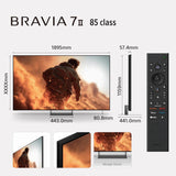 Sony 215 cm (85 Inch) BRAVIA 7II True RGB Series 4K Ultra HD Google TV K-85XR70M2