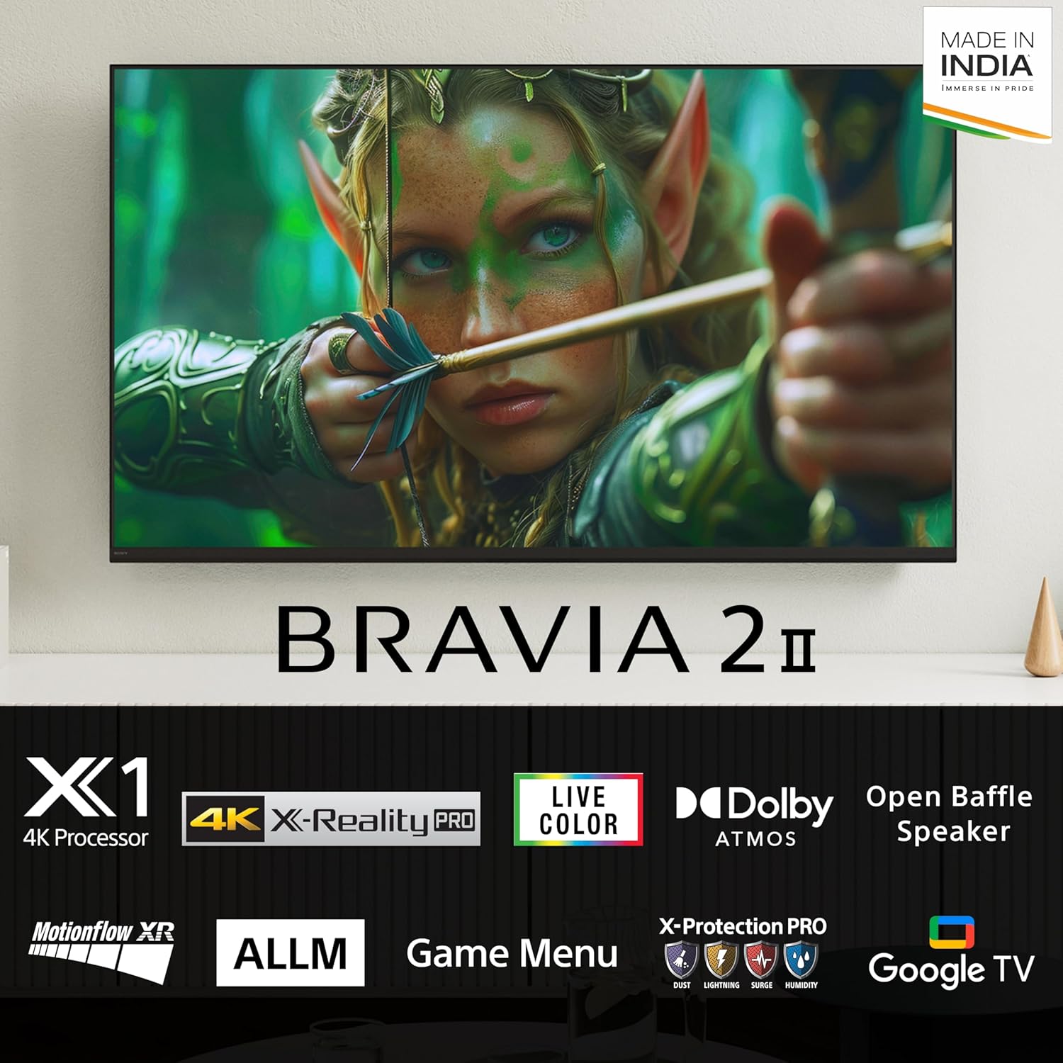 Sony 126 cm (50 inches) BRAVIA 2M2 Series 4K Ultra HD Smart LED Google TV K-50S22M2