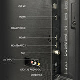 TOSHIBA 108 cm (43 inches) C350NP Series 4K Ultra HD Smart LED Google TV 43C350NP (Black)