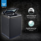 Voltas Beko, A Tata Product 10 Kg 5 Star Fully-Automatic Top Loading Washing Machine (WTL1006UEAH/OBS3060, Dark Grey, Inbuilt Heater)