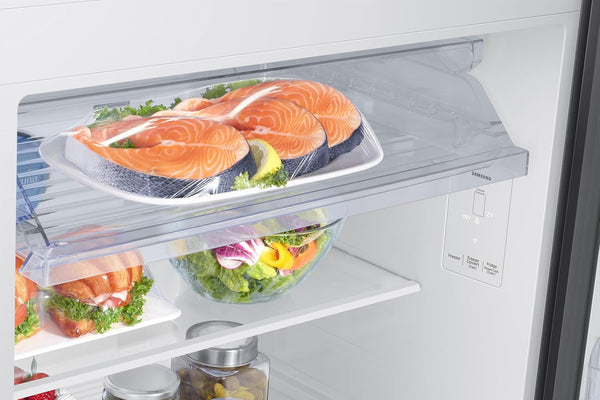 Samsung 419 L, 3 Star, Frost Free Double Door Refrigerator (RT45DG6A4DB1HL, Black Matte)