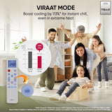 LG 1.5 Ton 3 Star, New star rated, Smart Inverter Split AC (Copper, AI Convertible 6-in-1, Faster Cooling & Energy Saving, Diet Mode+, HD Filter with Anti-Virus Protection,Him Clean, AS-Q18JNXE,White)