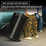 Sony ULT TOWER 9 SRS-ULT900 Wireless Bluetooth Party Speaker with 360° Sound, Party Lights, Massive Bass, 25H Playtime, Karaoke, Touch Panel, Power Bank, TV Sound Booster & Dual Mic Support