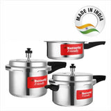 BUTTERFLY FRIENDLY COMBO IB 2,3,5L ALUMINIUM PRESSURE COOKER