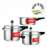 Butterfly Aluminium Pressure Cooker 2 L, 3 L, 5 L Outer Lid Pressure Cooker