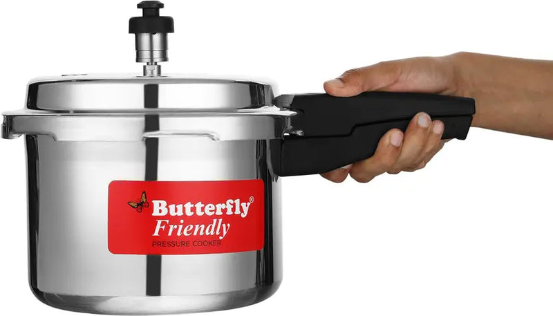 Butterfly Aluminium Pressure Cooker 2 L, 3 L, 5 L Outer Lid Pressure Cooker