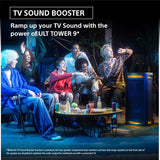 Sony ULT TOWER 9 SRS-ULT900 Wireless Bluetooth Party Speaker with 360° Sound, Party Lights, Massive Bass, 25H Playtime, Karaoke, Touch Panel, Power Bank, TV Sound Booster & Dual Mic Support
