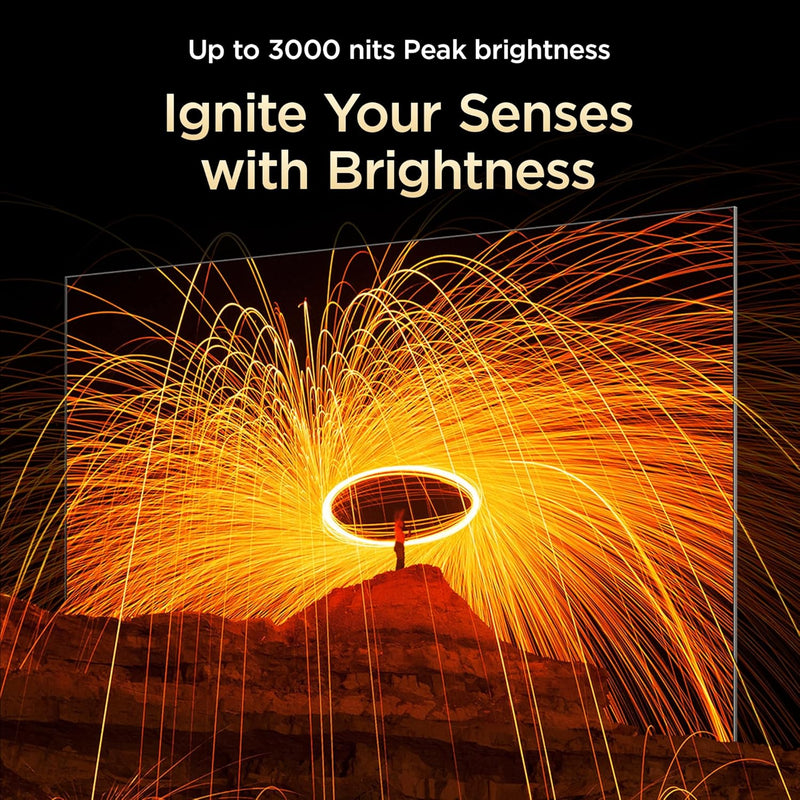 TCL 189 cm (75 inches) 4K UHD Smart QD-Mini LED Google TV 75C72K