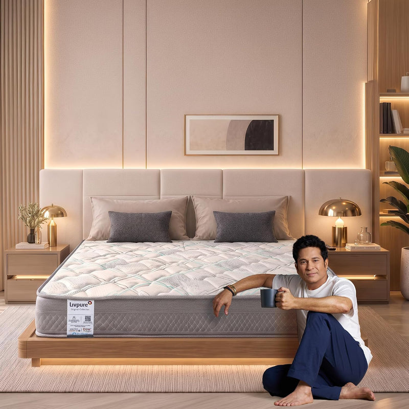 Livpure Mattress Ortho CurvX 6-Inch-King : 72x72x6 (RE) LSH-MAT-RE-ORCX6-311