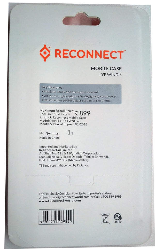 RECONNECT MOBILE CASE LYF WIND 6