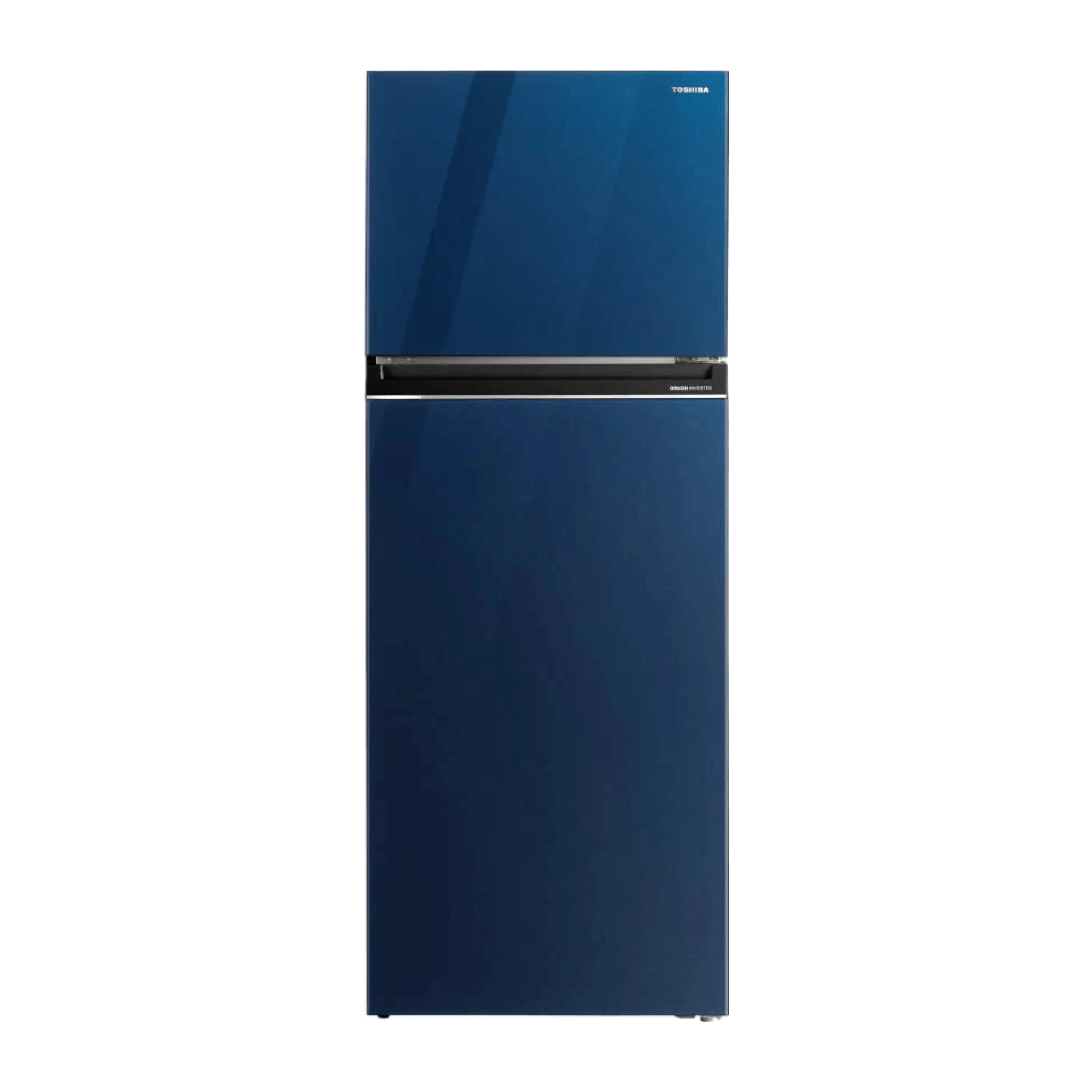 TOSHIBA 411 L 2 Star Double Door Refrigerator | AirFall Cooling | Origin Inverter | Pure BIO Deodorizer (GR-RT559WE-PMI52, Gem Blue)