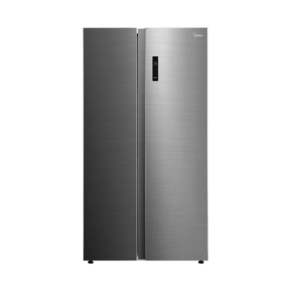 Midea 563 L Side By Side, Frost Free Refrigerator |Digital Display|Stabilizer Free Operation|Inverter compressor (MDRS710FGF46 Bru Steel)