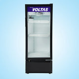 Voltas VC GT 220 SD P METALLICS FGLS Visi Cooler Single Door, 220 Liters, Black