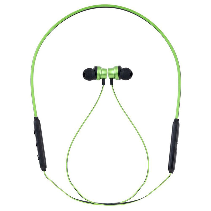 BPL BWLNB101 Wireless Neckband with Magnetic Earbuds Green