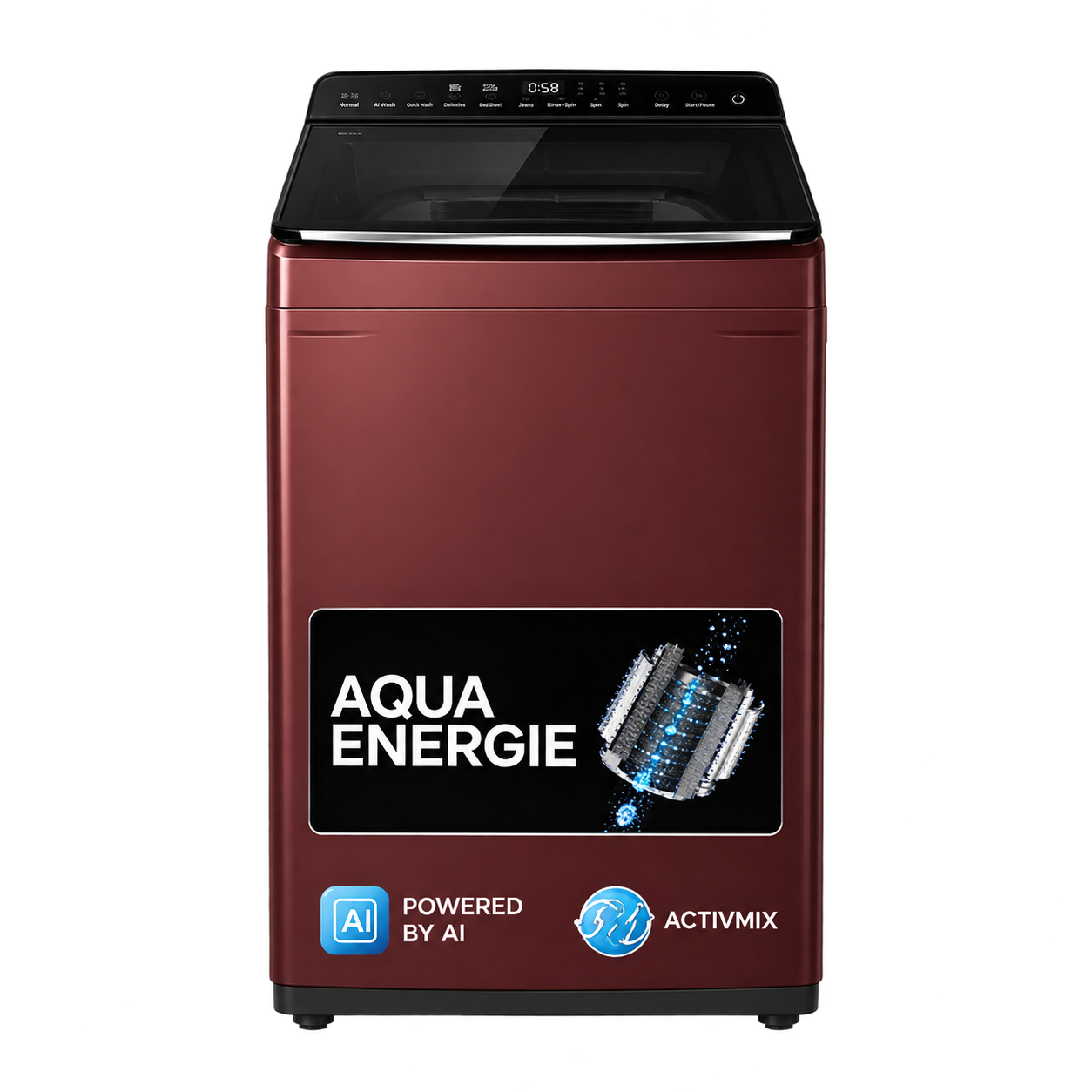IFB 7 kg 5 Star with Deep Clean Technology, ActivMix, Powered by AI, with Aqua Energie, Soft Close Door, Fully Automatic Top Load Red (TL701WR2)
