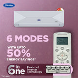 Carrier 1.5 Ton 3 Star Inverter Split Air Conditioner (19K XPERT EDGE GXI),CAI19PE3R36F0