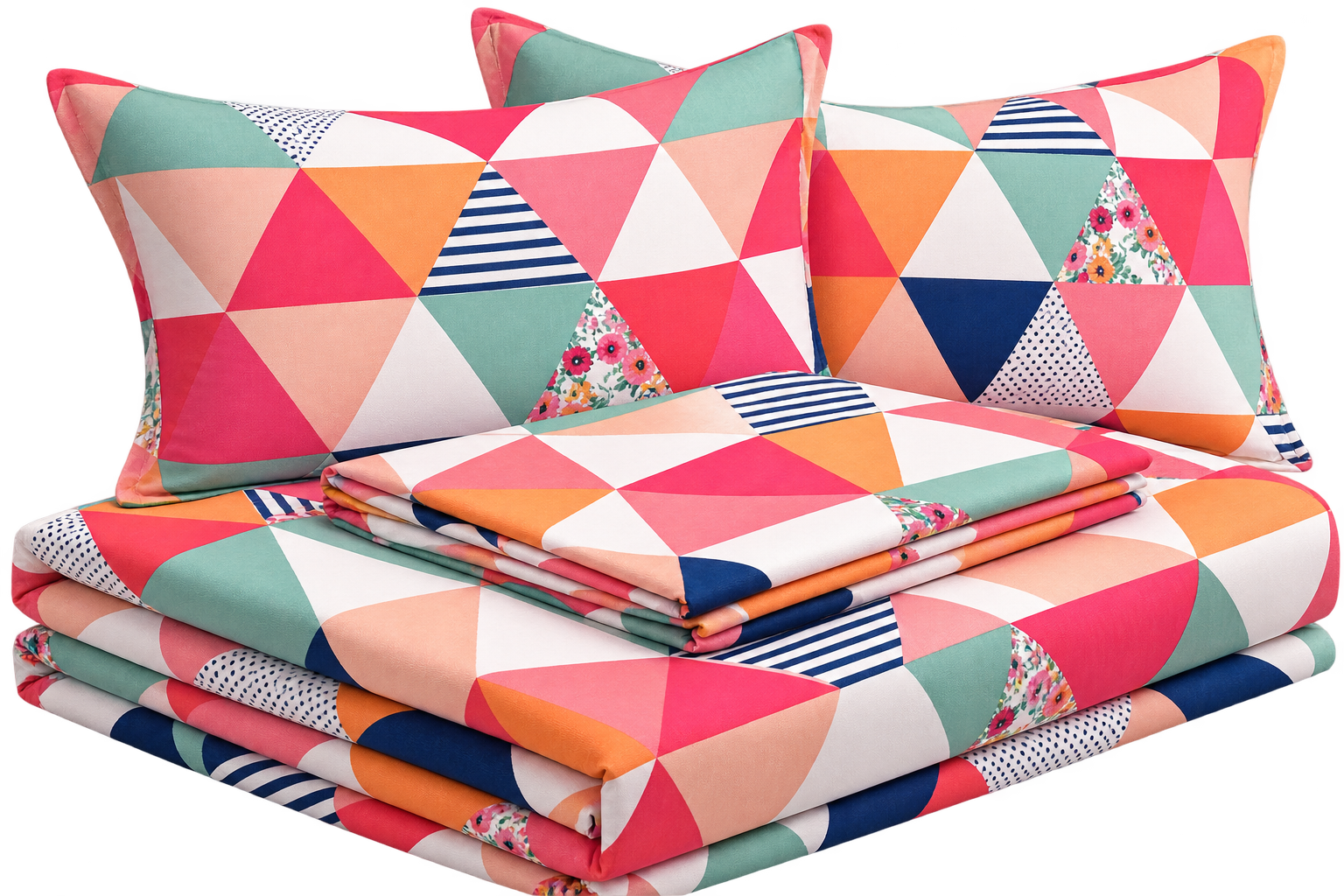 Livpure Printed Microfiber Fitted Bedsheet – Pack 1