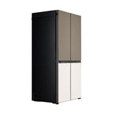 LG 614 litres Side By Side Refrigerator, Clay Brown & Beige, GR-B24FQGJB