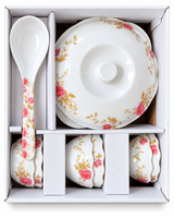 Sannanware Dine Smart Melamine Pudding Set (9 Pieces)