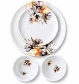 Sannanware Stylon Melamine Dinner Set (24 Pieces)