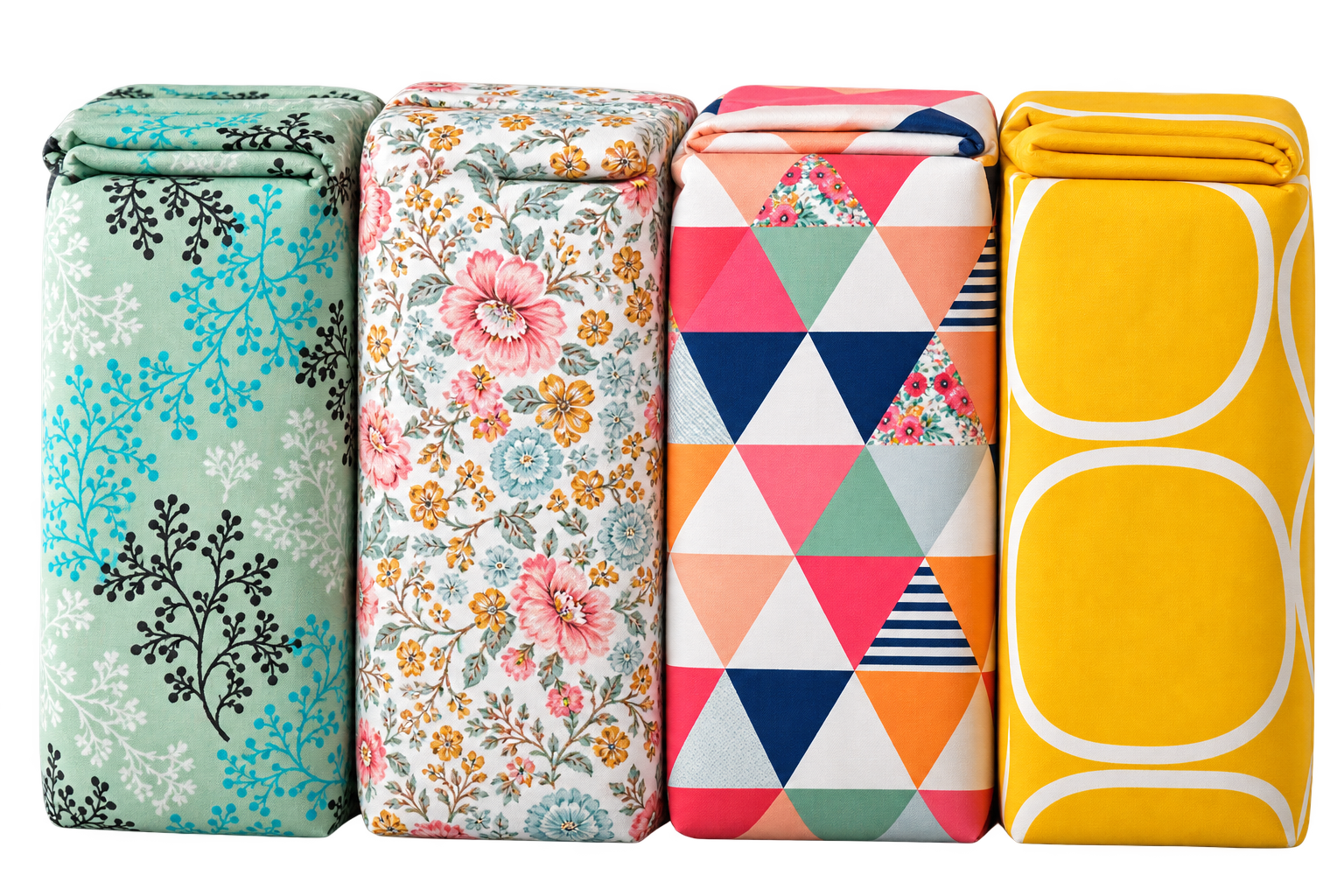 Livpure Printed Microfiber - Flat Bedsheet Pack-4