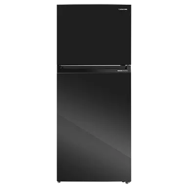 Toshiba Refrigerator, 411 L, 2 Star, Air Fall Cooling, Black Glass, GR-RT559WE-PGI(22)