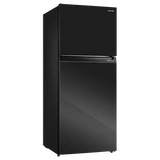 Toshiba Refrigerator, 411 L, 2 Star, Air Fall Cooling, Black Glass, GR-RT559WE-PGI(22)