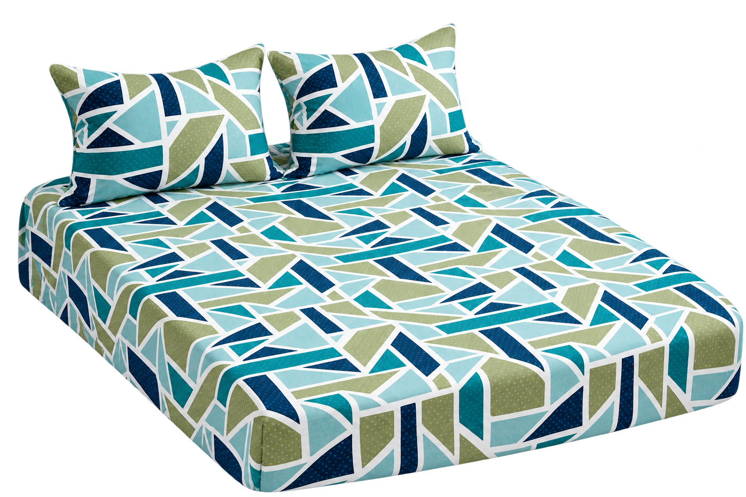 Livpure Smart Cotton 120 GSM 1 Bedsheet (Geo Pop)|90X95 Inches LSH-BST-GLC-SH-211