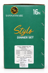 Sannanware Dine Smart Melamine Dinner Set (16Pieces)