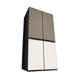 LG 614 litres Side By Side Refrigerator, Clay Brown & Beige, GR-B24FQGJB