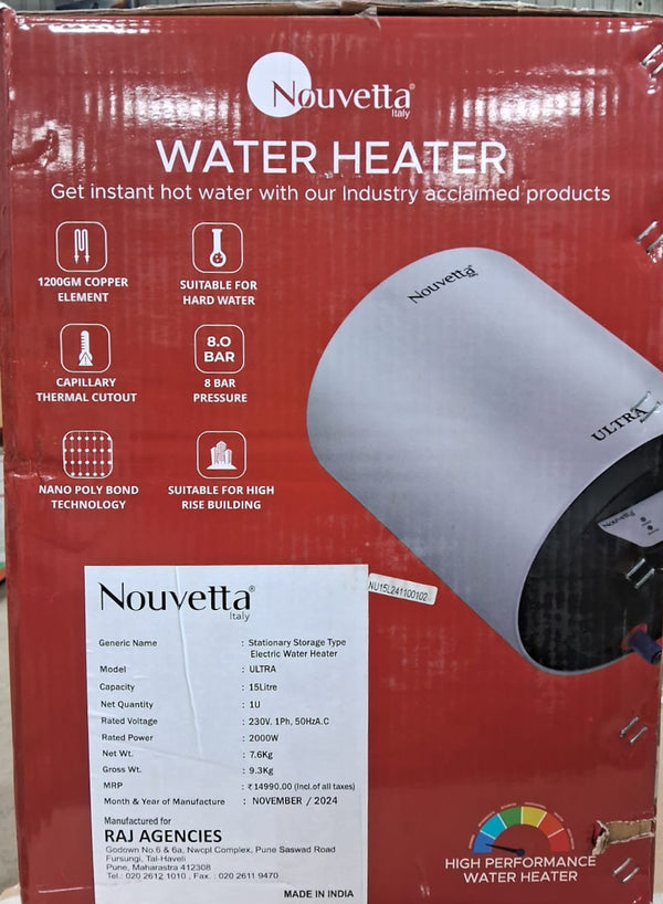 Nouvetta  15 Ltr Storage Water Heater