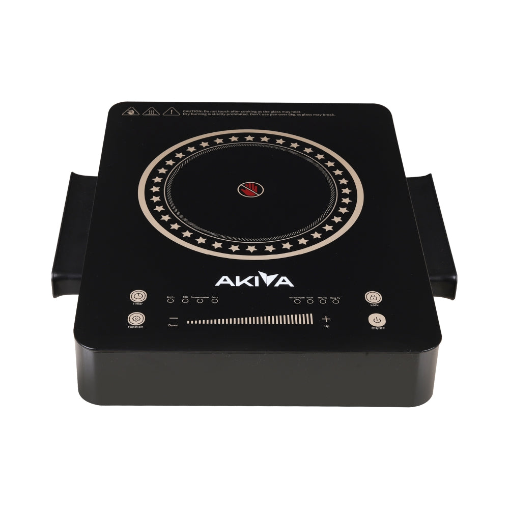 AKIVA 2200W Infrared Induction Cooktop with Steel Grill AKV03INF