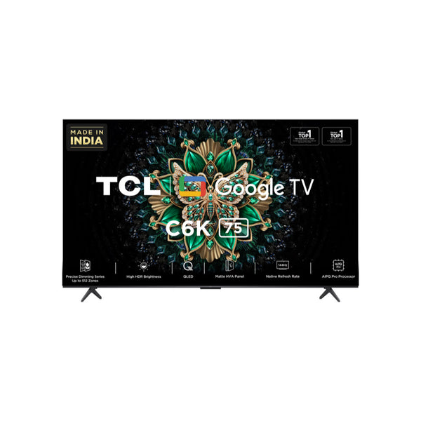 TCL C6KS 189 cm (75 inch) Ultra HD (4K) Mini LED Smart Google TV