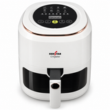 Kenstar Crispano 4.5L Digital Air Fryer,1400W Powerful Heating,Non-Stick Pan,White