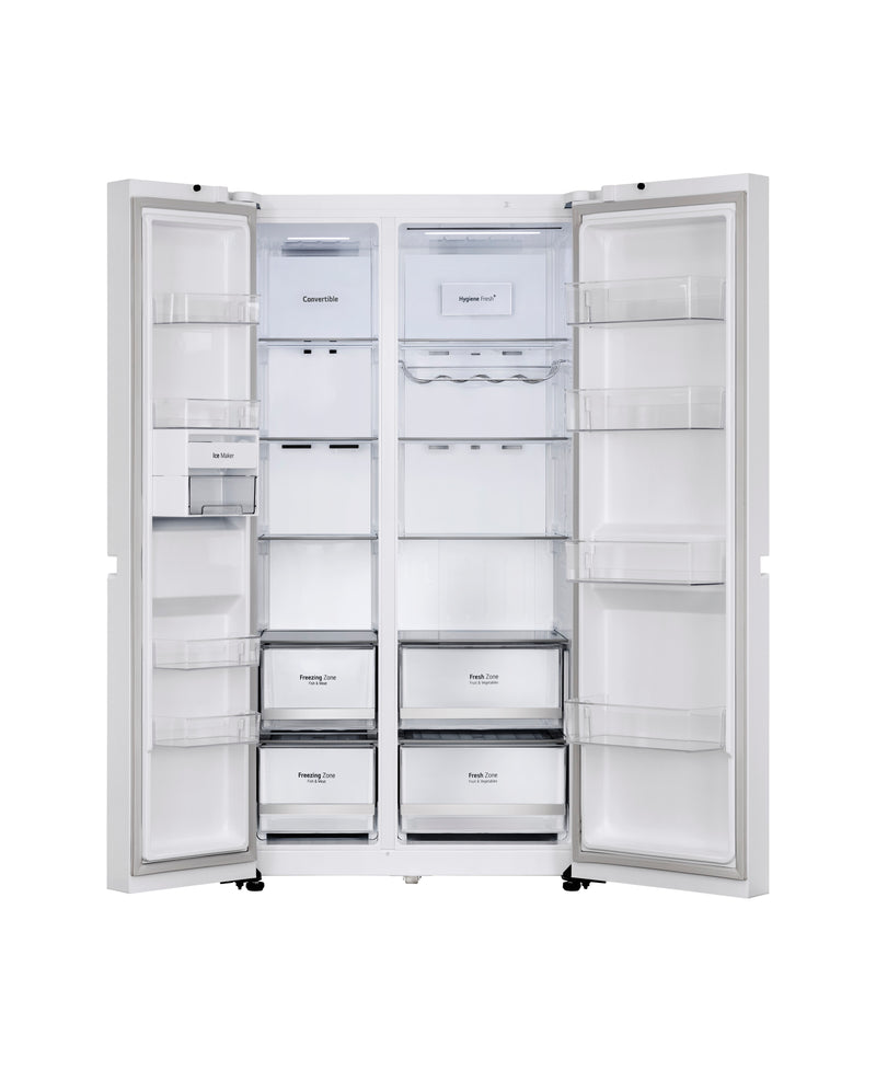 LG 650 L Side by Side Refrigerator, Check Mate, GL-B257DCM3