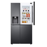 LG 630 L Frost-Free Inverter Wi-Fi InstaView Door-In-Door Side-By-Side Refrigerator with Ice and Water Dispenser (2024 Model, GL-X257AMC3, Matte Black, Door Cooling+ with Hygiene Fresh+)