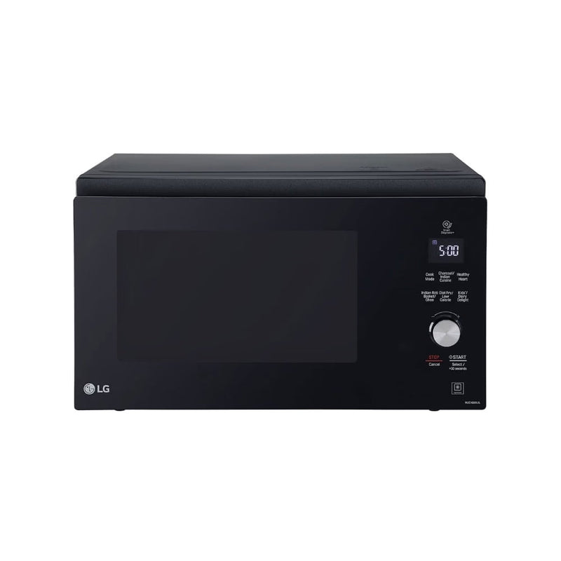 LG 32 L Scan to Cook Wi-Fi Enabled Charcoal Convection Healthy Microwave Oven (MJEN326ULW, Motorised Rotisserie for Bar-be-queing at home, Diet Fry, Black)