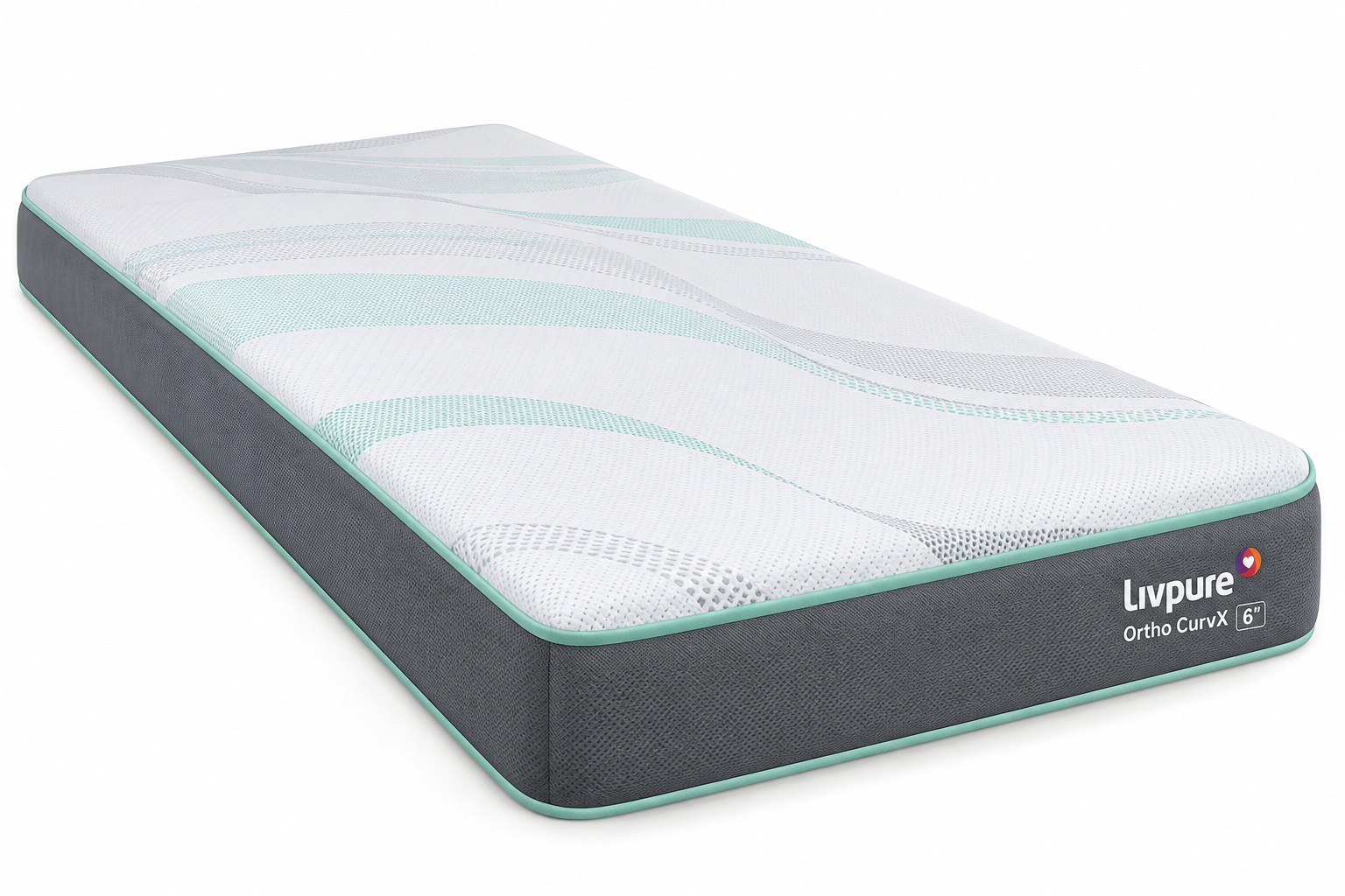 Livpure Mattress Ortho CurvX 6-Inch-Single : 72x36x6 (RE LSH-MAT-RE-ORCX6-111