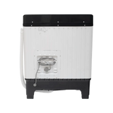 Midea Washing Machine Semi Automatic 7.0 KG Plastic Lid Black White,MWMSA070PPG(KW)/MWMSA070PDX(KW)