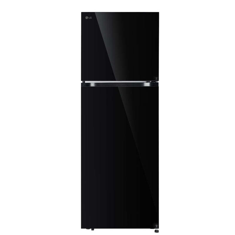 LG 343 L 2 Star Convertible Double Door Frost Free Refrigerator with Smart Diagnosis, Black Mirror, GLT3426SNBM