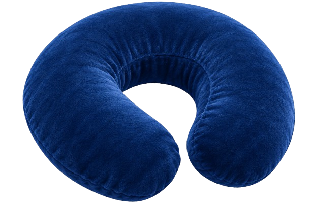 Livpure Travel Neck Basic Pillow (Memory Foam & Velvet Fabric)