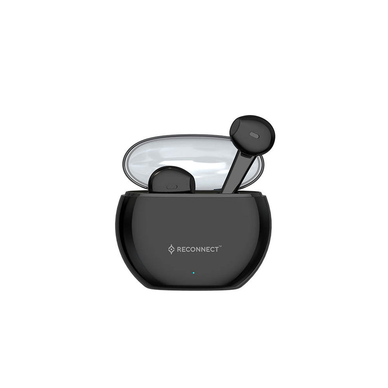 Reconnect Probuds Plus, 18 hours Playtime, Bluetooth v5.0, IPX4 Water-Resistance, Black